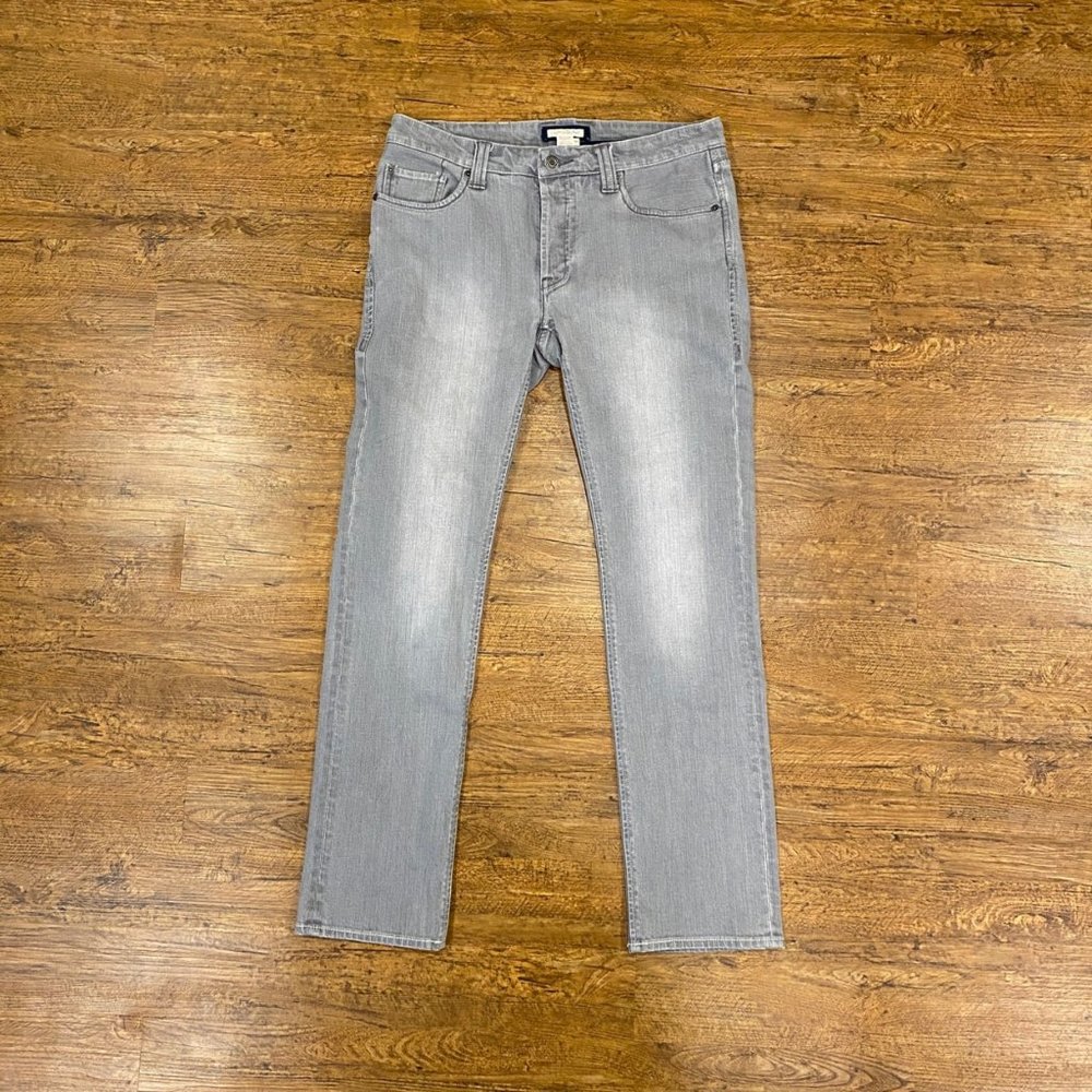 Carbon2Cobalt Gray Casual Button Fly Denim Jeans Pants‎ Trousers  Men's Sz 30x31